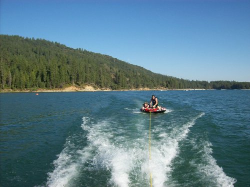 Melissa and Jonny on raft 