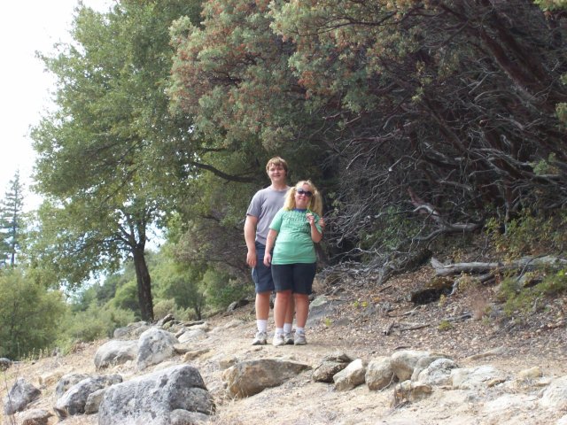 Jonny and Melissa on trail 