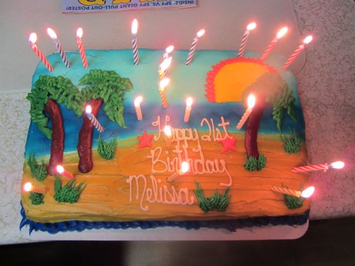 Melissa's birthday cake 