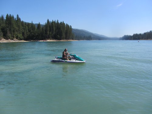 Dad on Sea Doo 