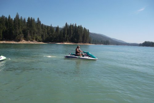 Dad on Sea Doo 