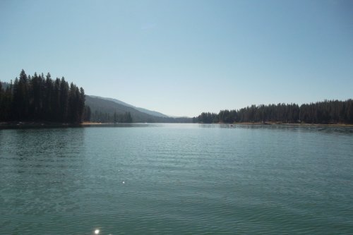 Calm morning on the lake 