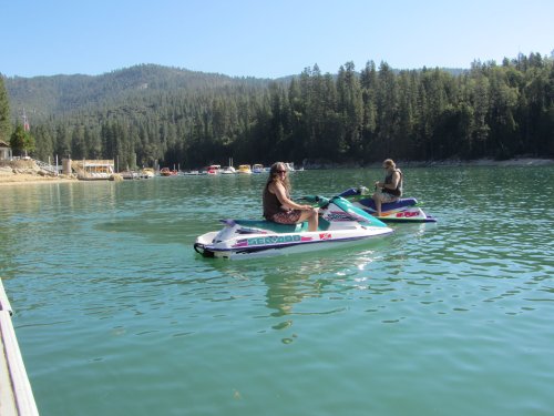 Dad and Dave going for a ride 