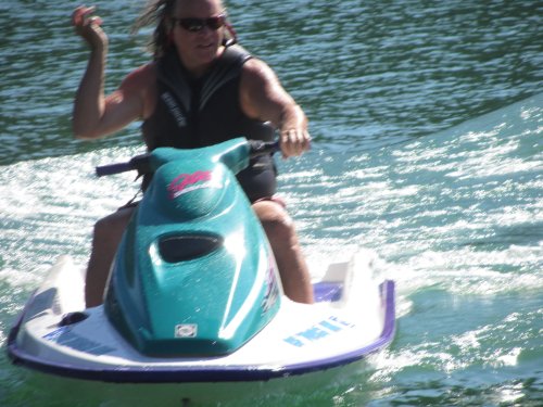 Dad on Sea Doo 