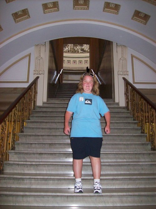 Jonny blowing out candles 