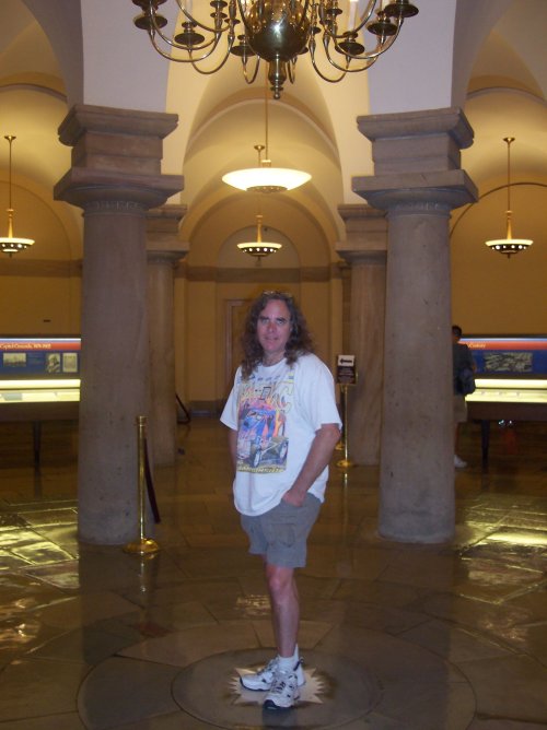 Jon at center of US Capitol building 