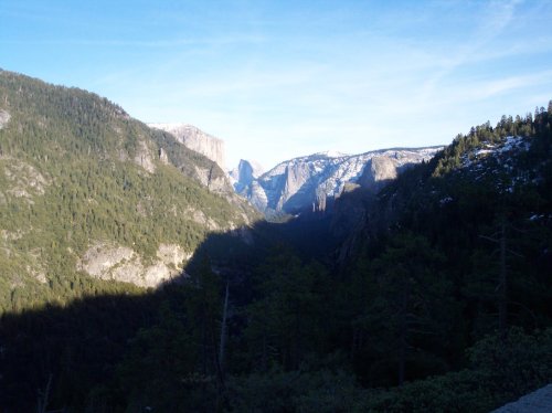 Deer on trail to Yosemite falls 