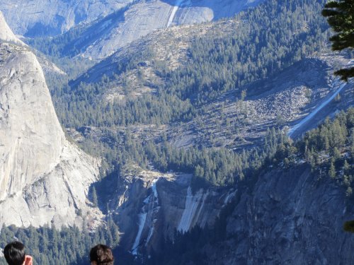 Nevada Falls and ice 