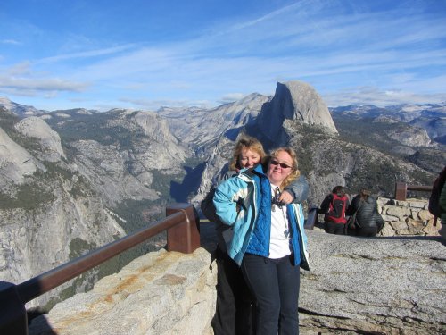 Mom, Melissa and Half Dome 