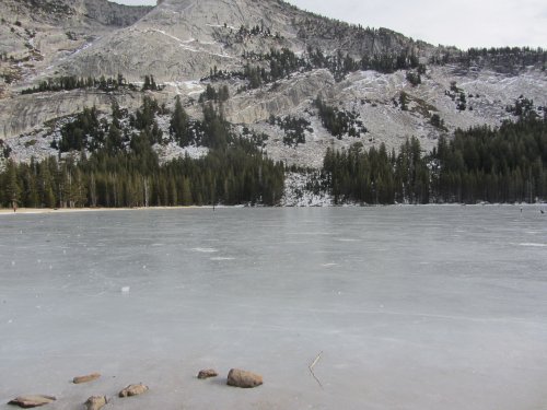 Frozen Tenaya Lake 