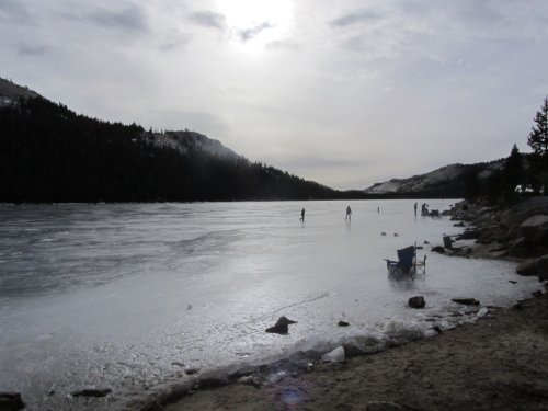 Frozen Tenaya Lake 