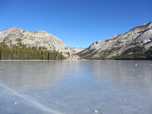 Frozen Tenaya Lake 