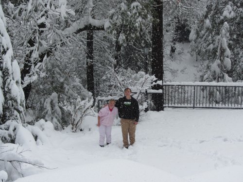 Kids in snowstorm 