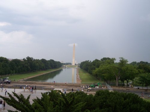Washington Monument from Lincoln Memorial 